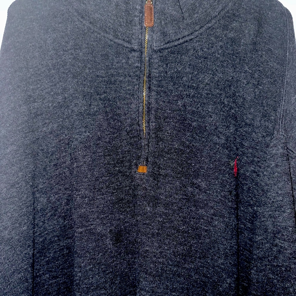 Charcoal Gray Long Sleeve Shirt 👕 -Polo